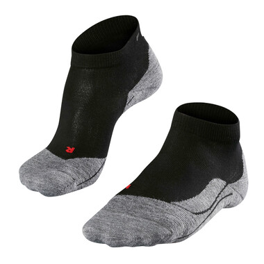 Socken FALKE RU4 RUNNING SHORT Schwarz/Grau 0